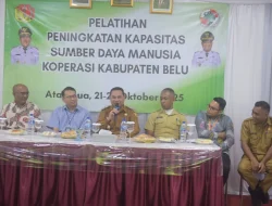 Wakil Bupati Belu Buka Pelatihan SDM Koperasi