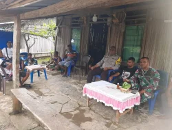 Satgaster Pos Halibete 2 Sambangi Rumah Warga dan Ajak Rawat Kamtibmas