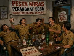 Bayang-Bayang Miras dan Politik di Tilope: Aparat Desa Disorot, Netralitas Dipertanyakan
