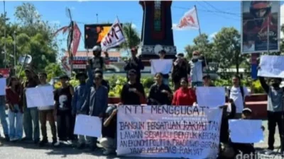 Aliansi NTT Menggugat Turun ke Jalan, Kritik MBG, PSN Hingga KOPDES Merah Putih