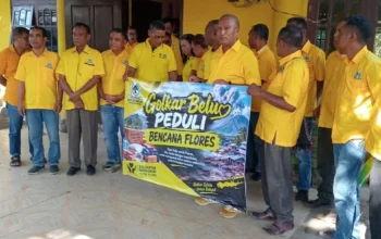 Dari Belu, Golkar Kirim Kepedulian Bencana Alam ke Flores